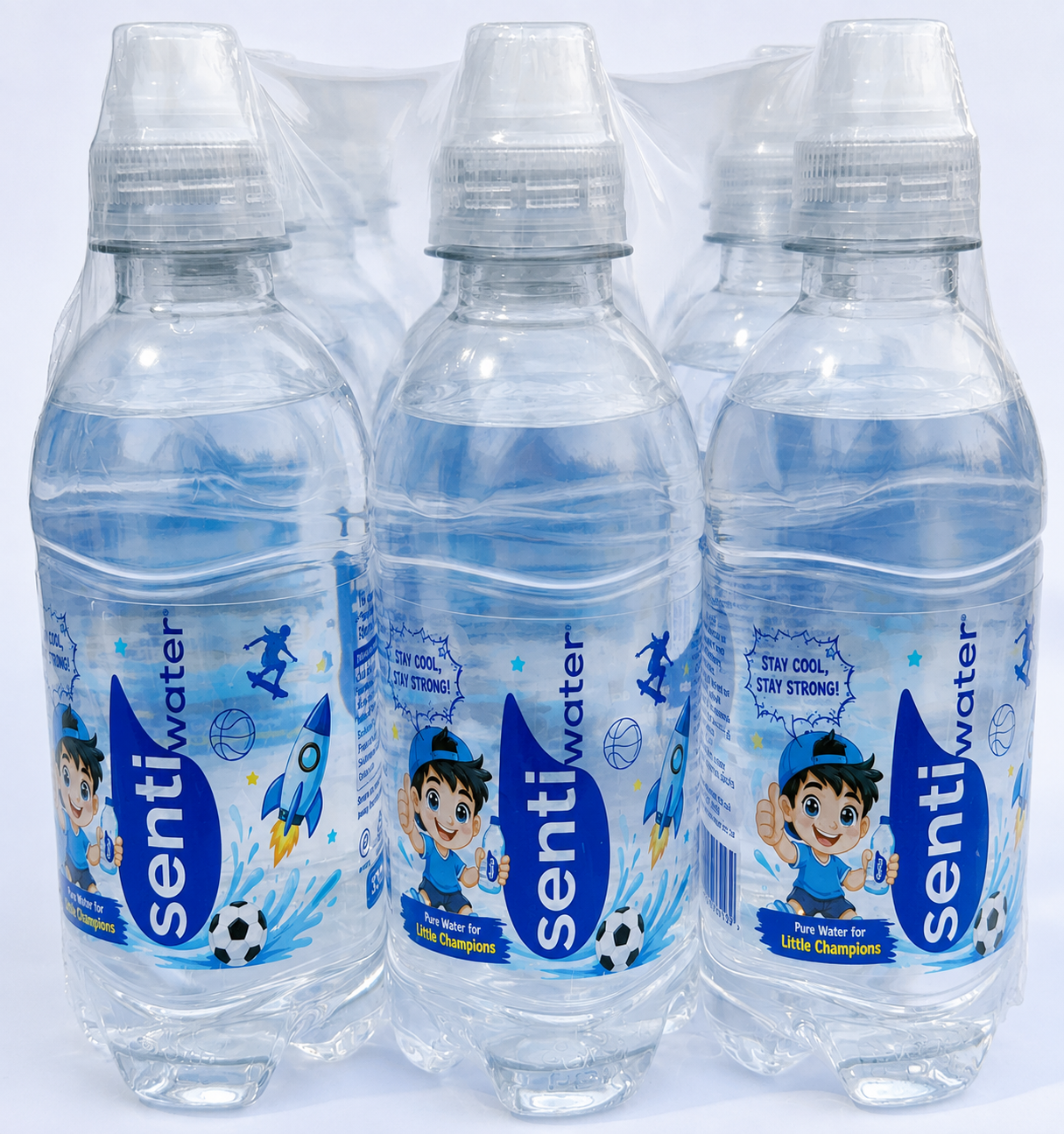 24 X 330ML Senti water Kiddies edition - Boys